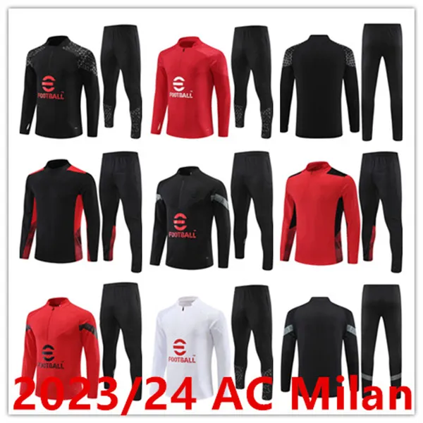 2023/24 Un costume d'entraînement de football GIROUD DE KETELAERE R. LEAO TONALI THEO Milan Maillot de football homme Kit enfants