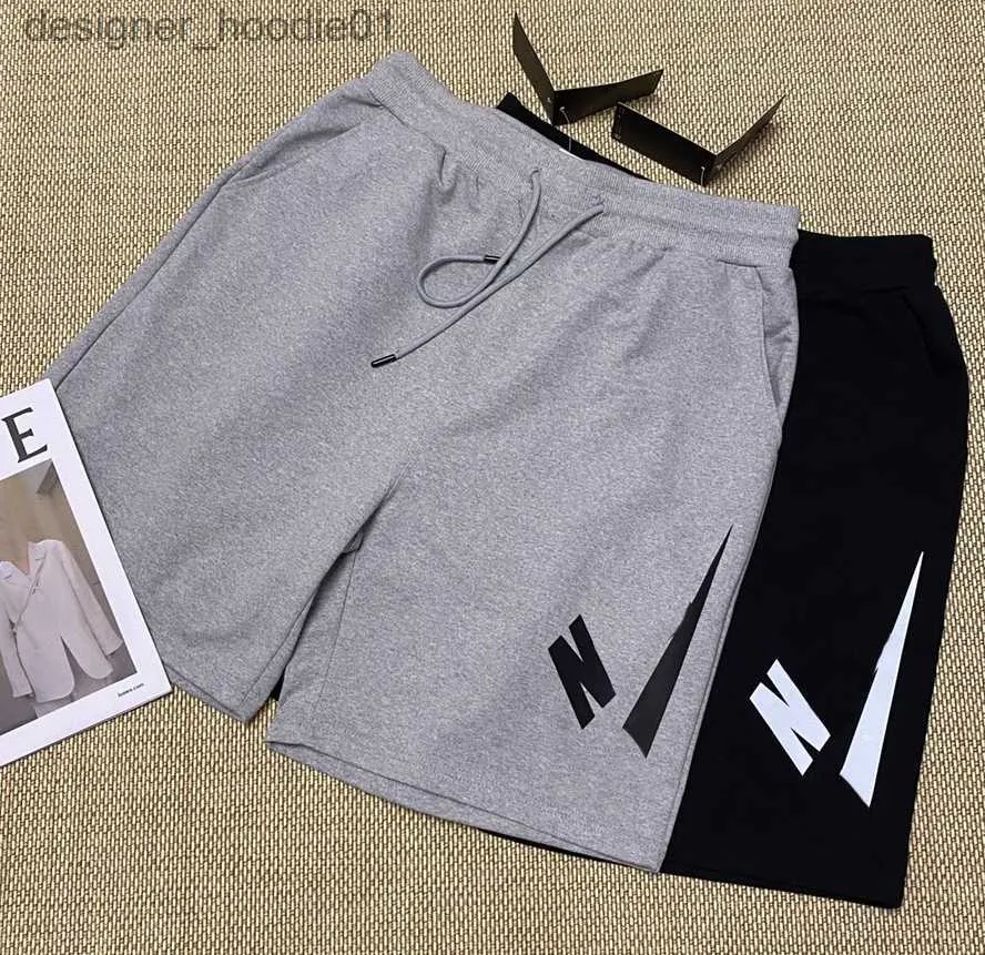 Kvinnors shorts Mens Shorts Tech Designer Shorts Tech Fleece Classic Style Elastic Drawstring Black and Grey Sports Casual Shorts L230912