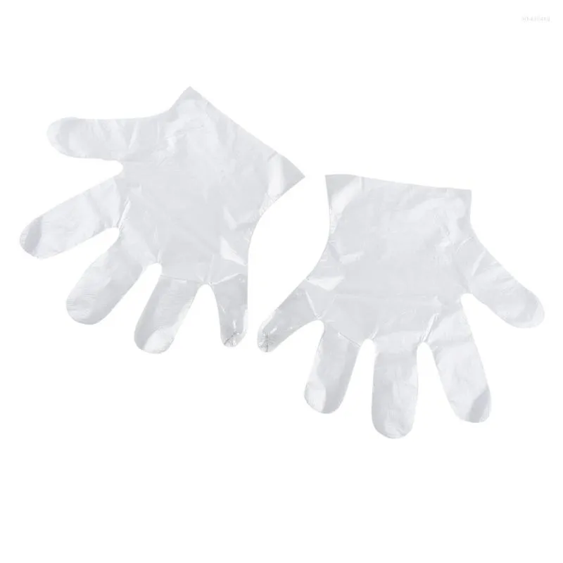 Gants Jetables 100 Pièces Daccessoires De Cuisine En Plastique Transparent  De Qualité Alimentaire Salon De Beauté Du 5,82 €