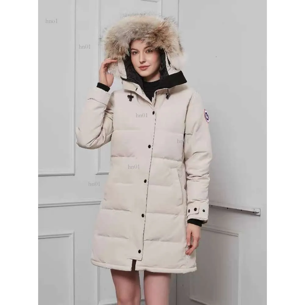 Designer Canadian Goose Mid Length Version Puffer Down Womens Jacket Down Parkas Winter Thick Warm Coats Womens Windproof Streetwear 432 272