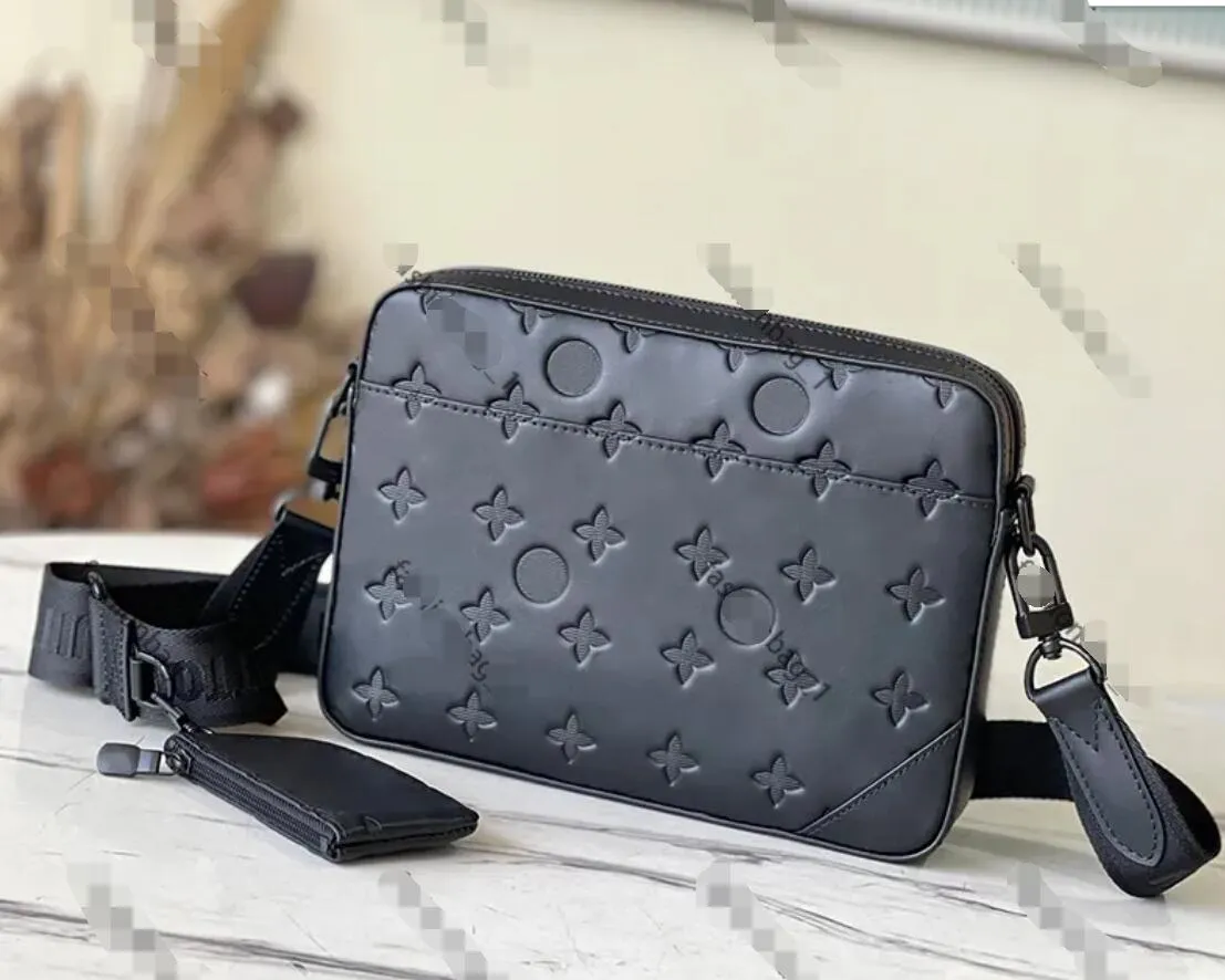 Wytłoczone torby designerskie torba crossbody Wysokiej jakości torba na ramię Mans Torebka luksusowa kobieta portfela skórzana torba komunikatorowa torebki