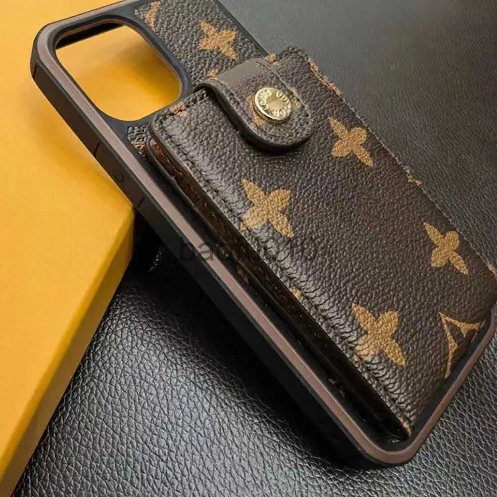 Cell Phone Cases iPhone 15 14 13 12 Pro Max Cases Beautiful LU Card Wallet Designer Phone Case X XS Xr 7 8 11 Plus Luxury Purse Cover with Box Packing Mix Order Drop Shipping