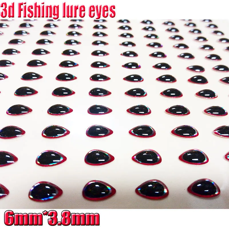 Baits Lures Fishing Lure Eyes Triangular Shape Three Color 3d 4