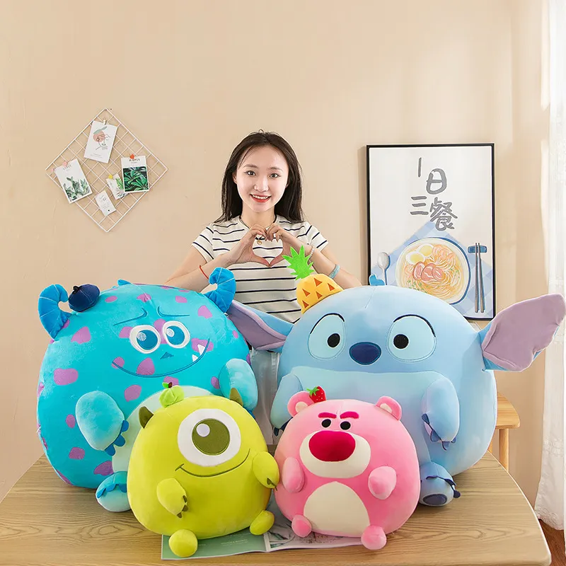 Wholesale cute Chubby plush toys children's game playmate Holiday gift doll machine prizes