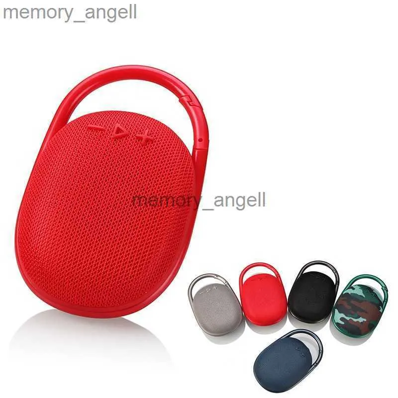 Draagbare luidsprekers JHL Clip 4 Mini draadloze Bluetooth-luidspreker Draagbare buitensporten Audio Dubbele hoornluidsprekers 5 kleuren HKD230912