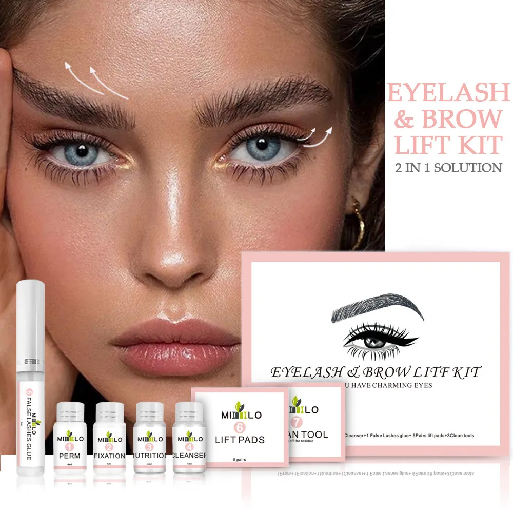 Eyebrow Enhancers Arrival Eyelash Brow Lift Kit Professional Eyebrow Lift kit Brow Lift Beauty Salon Brow Lamination Eyebrow Perm Make up Tool 230912