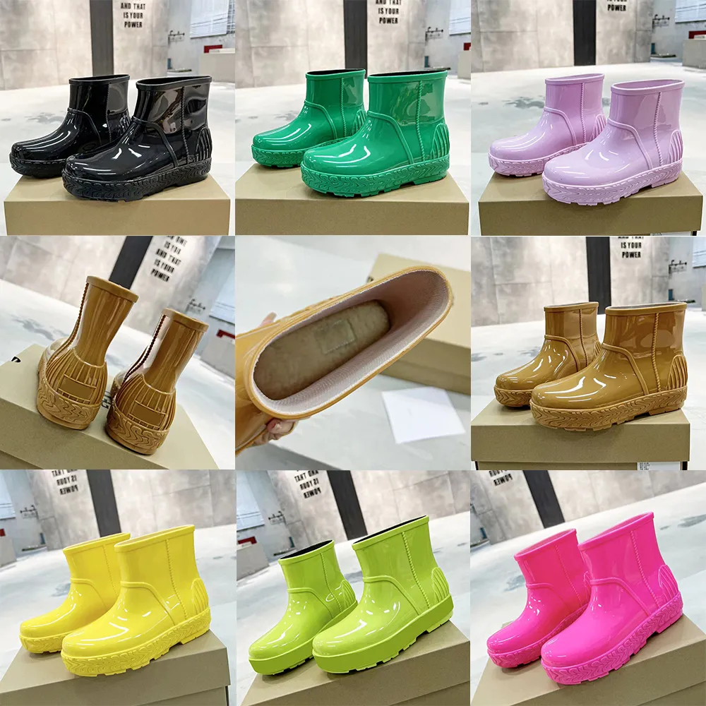 Australische Ontwerpers snowboots dames tasman pvc laarsjes winter Warme wollen damespantoffels schapenvacht ug ultra mini Waterdichte regenlaarzen platform