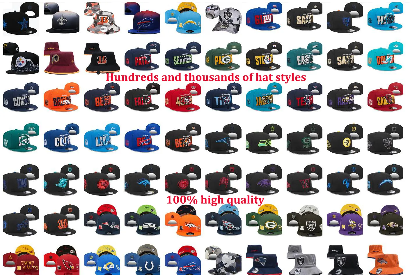 أعلى جودة الثقة بكرة بيني بيبل شحن فرق كرة القدم أمريكا قبعات الرجال قبعات جديدة وصول جديد Hotseller Hat Factory