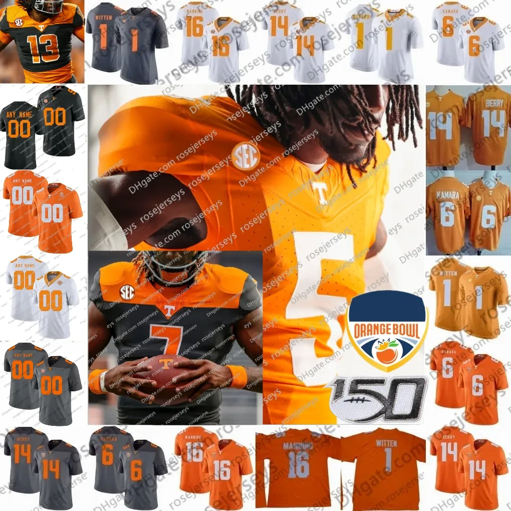 2023 Tennessee Gönüllüleri 7 Holloway Joe Milton III Jabari Küçük Jaylen Wright Ramel Keyton 5 Hooker 11 Hyatt Erkekler Gençlik Herhangi Bir İsim Numarası Vols Futbol Forması