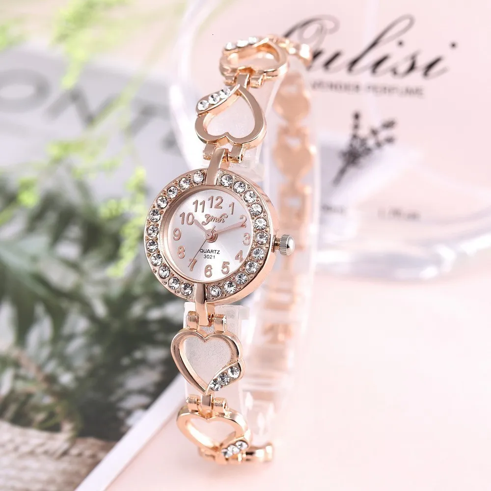 Relojes de pulsera Marca Reloj de pulsera de lujo Relojes de mujer Relojes de oro rosa Diamante de mujer Reloj Relogio Feminino Reloj Mujer 230911