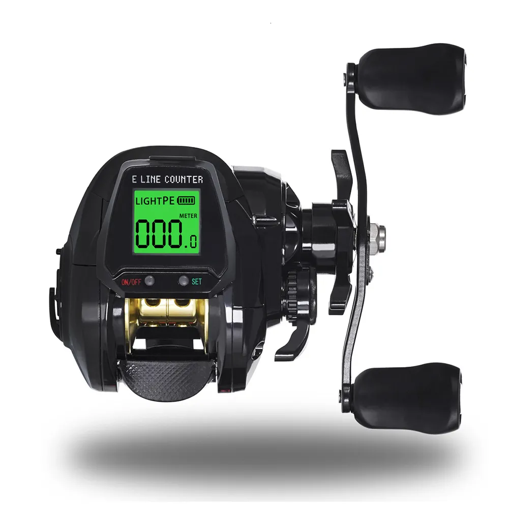 Rechargeable Fly Fishing Reel With Baitcasting Bite Alarm, Depth Position  Line Counter, And 250g/88oz Reusable Battery Finder 72.1 From Hu09, $33.17