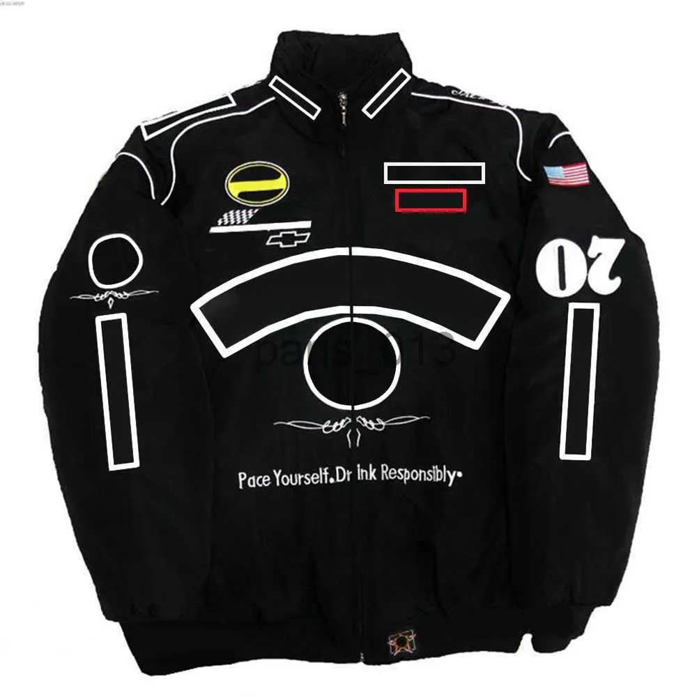 Autres vêtements Costume de course F1 Style collégial / style rétro manteau automne / hiver nouveau style veste de voiture de Formule 1 avec le même style x0912