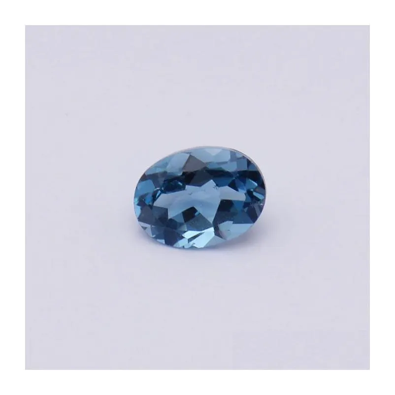 Losse edelstenen London Blue Topaz 10st ovaal 3X5Mm 4X6Mm 5X7Mm 3A Eye Clear Goed briljant geslepen 100% natuurlijk voor goud Sier Je Dhgarden Dhaxz