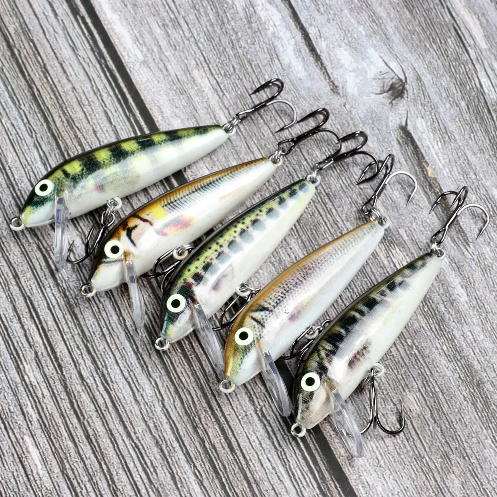 JOHNCOO 5cm 5g Sinking Minnow Wobblers Black Minnow Lure And Hard Bait Set  For Perch Tackle Trout And Wobbler Fishing Jerkbait 230911 From Tie07,  $9.07