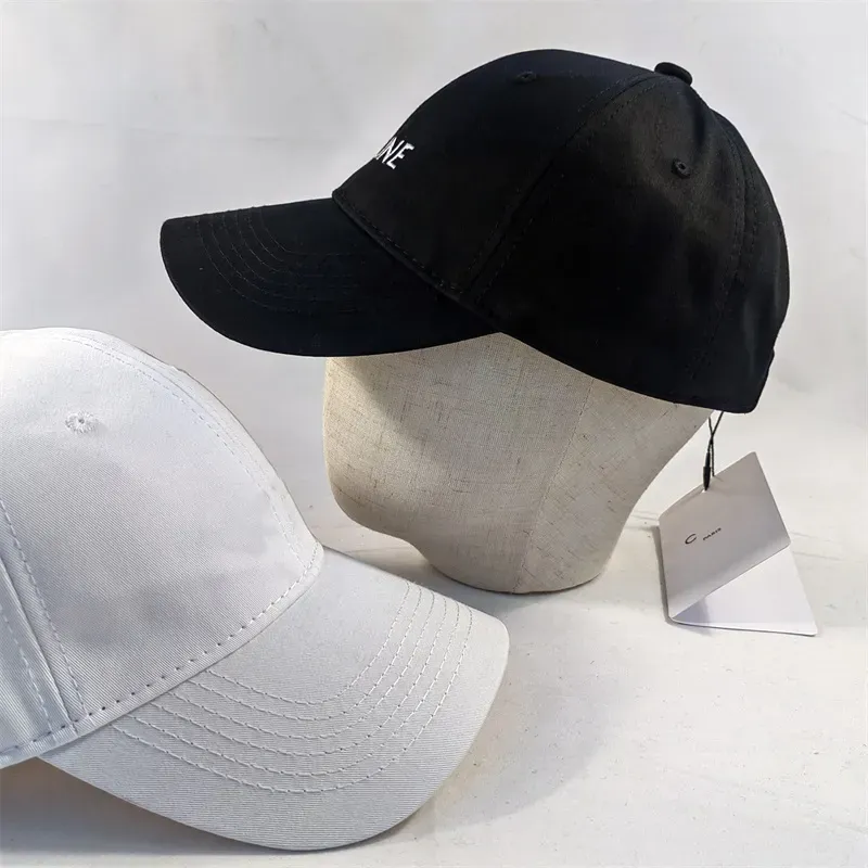 Canvas borduur pet baseball cap mode dames heren designer hoed zonbestendige ingerichte trucker hoed katoen lente zomer capsmens-3 CXG9123