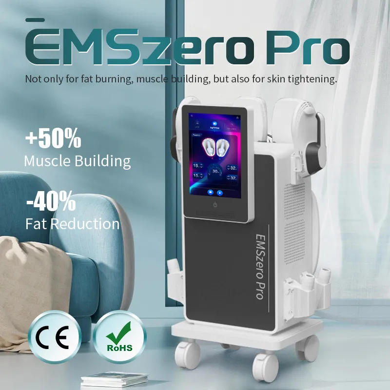 EMSzero Pro 6500W tesla EMSlim Elektromagnetische afslankbeeldhouwmachine EMS Spier afvallen Stimulator voor Butt Lifting Vetverwijdering Salon