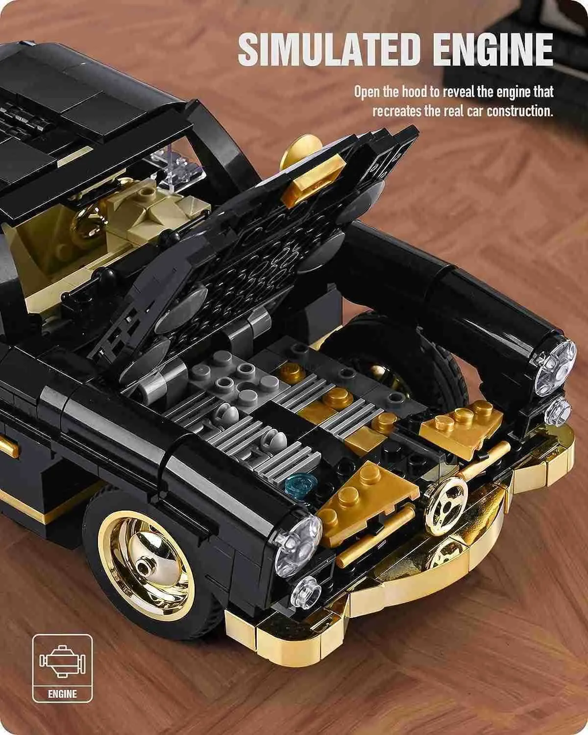 Kit di costruzione di modelli Nifeliz Auto sportiva Mattoncini da  costruzione e giocattoli architettonici Collezione per adulti Modellino di  auto Set