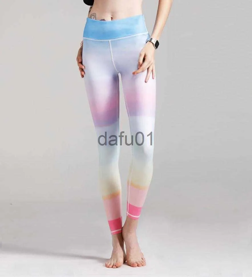 Rainbow Gradient Danskin Petite Yoga Pants For Women 2018 Active