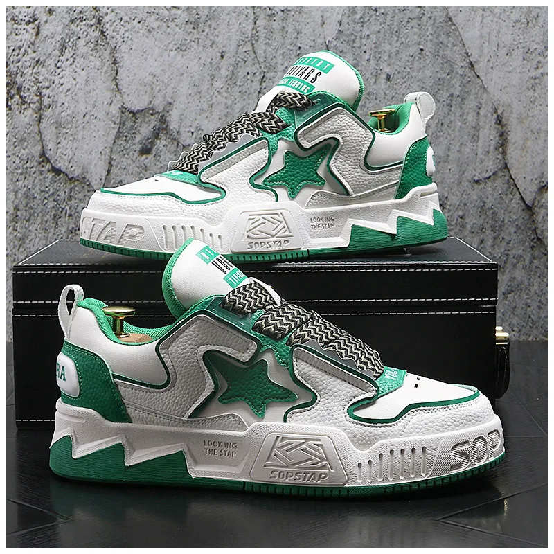 Autumn Casual Spring Streetwear Men s Chunky Shoes Designer Sneakers Platform Trainer Men Chaussure Homme 395