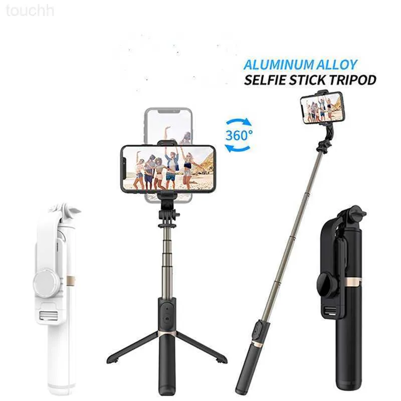 Monopés selfie monopés selfie q03 vara mini suporte do telefone móvel ao ar livre foto sem fio alumínio l230912