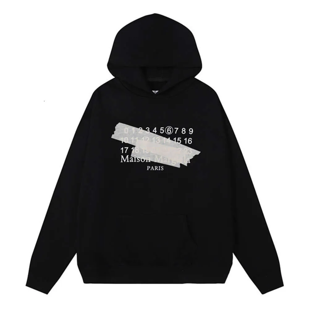 Letter taped hooded sweatshirt sale