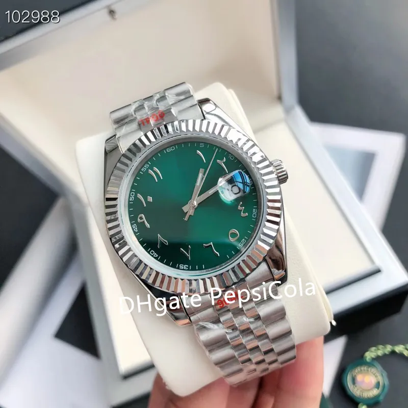 Zegarki Męskie z Bliskiego Wschodu 41 mm Automatyczne zegarek mechaniczny 904L GD 8215 Ruch Sapphire ze stali nierdzewnej Ceramiczne wodoodporne, świetliste na ręczę na ręczę na rękę