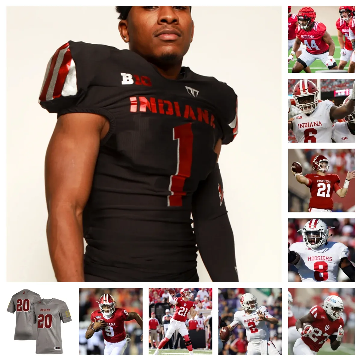 Indiana Hoosiers Football Jerseys Austin Barrett... From 