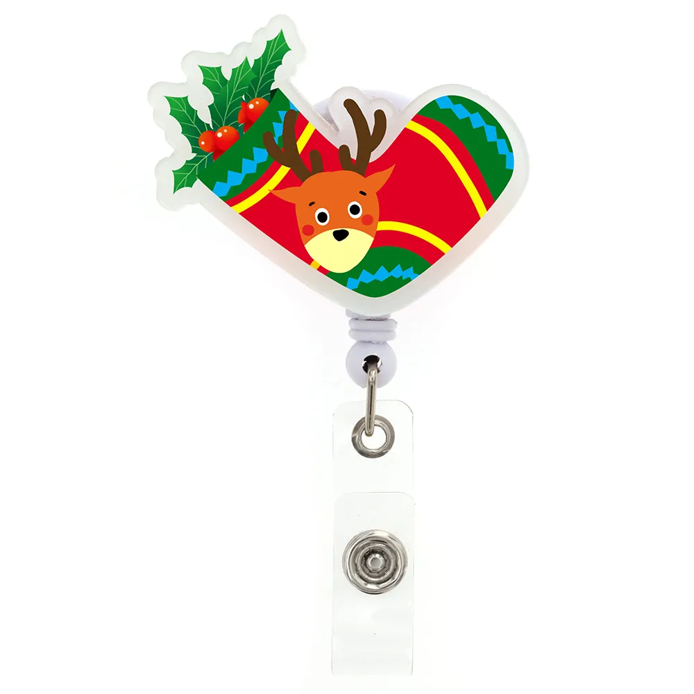 Set Of 5 Fashionable Key Tags Plastic With Retractable Acrylic Badge Holder  For Nurses Perfect Christmas Or Holiday Gift From Fashion883, $15.38