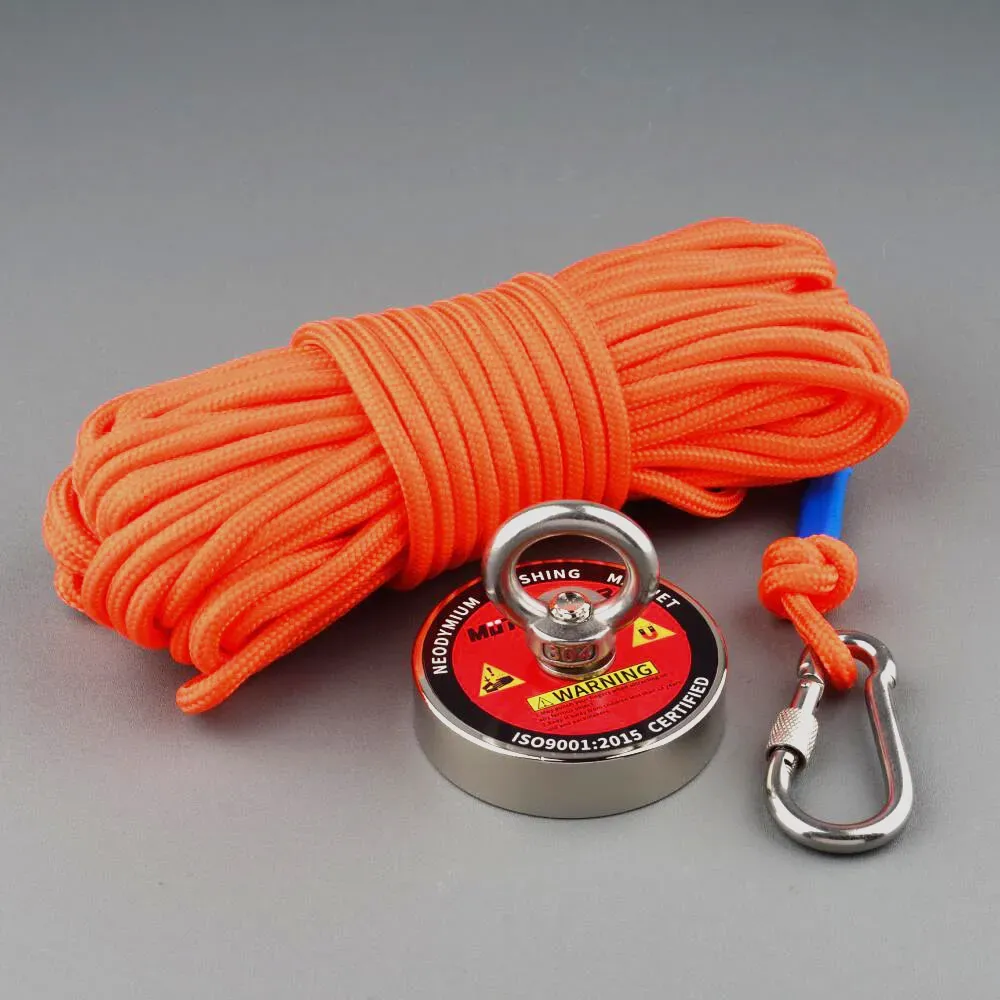 Wholesale 180KG Fishing Magnet Set With Grapping Hook, 20m66ft Durable  Rope, N52 Neodymium Strongest Metal On Earth, Magnetic ZZ For Treasure  Hunting And Recovery From Weightscales, $97.41