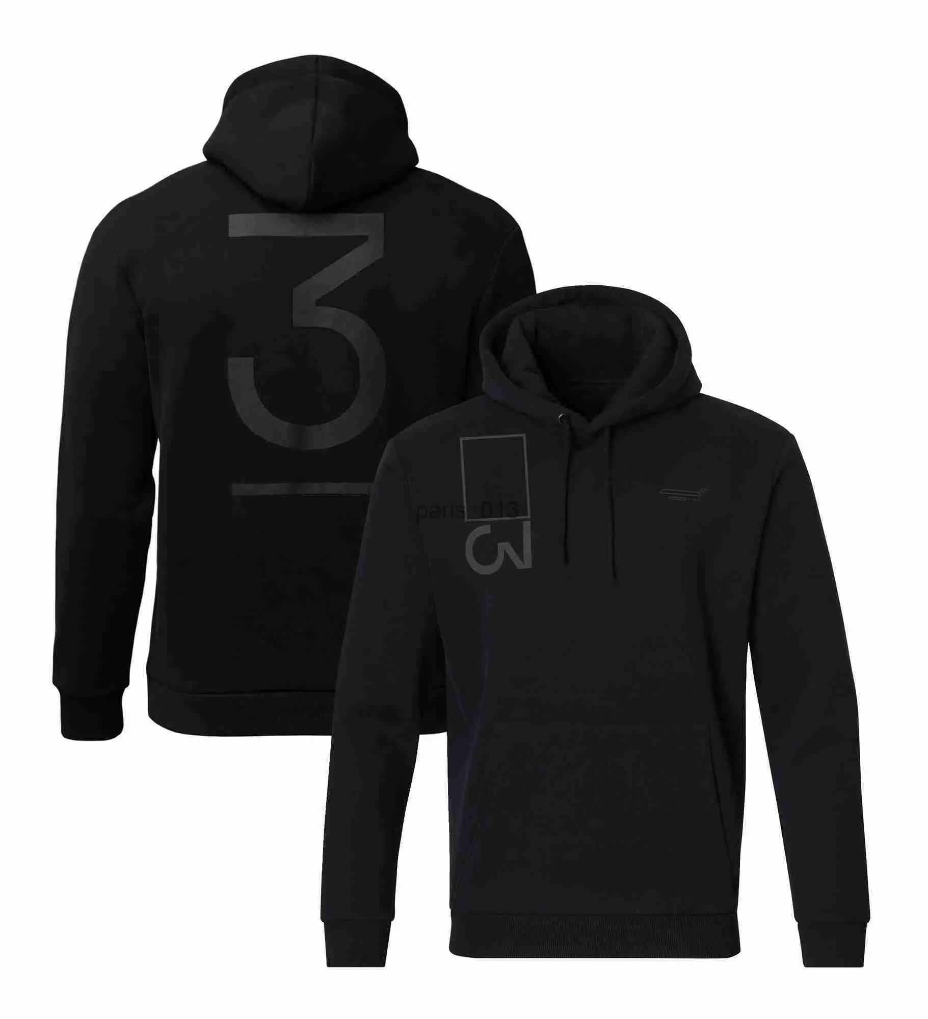 Otra ropa Otoño e invierno Equipo F1 Traje de carreras Fórmula Uno Nuevo producto Sudadera con capucha Número personalizado Tallas grandes x0912