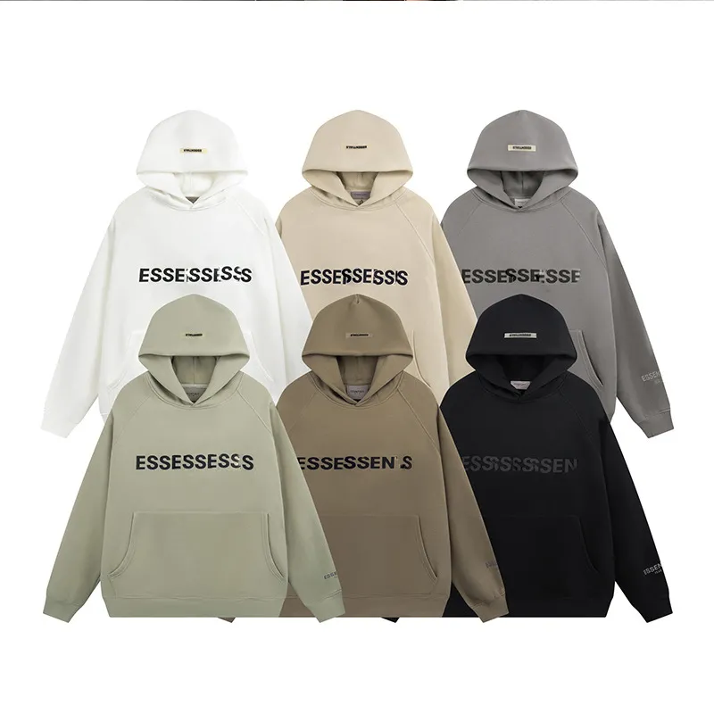 Designer Men hoody hoodies hoodie essentialklädning pullover tröjor överdimensionerade high street unisex streetwear hooded tröja par klädstorlek s-xl