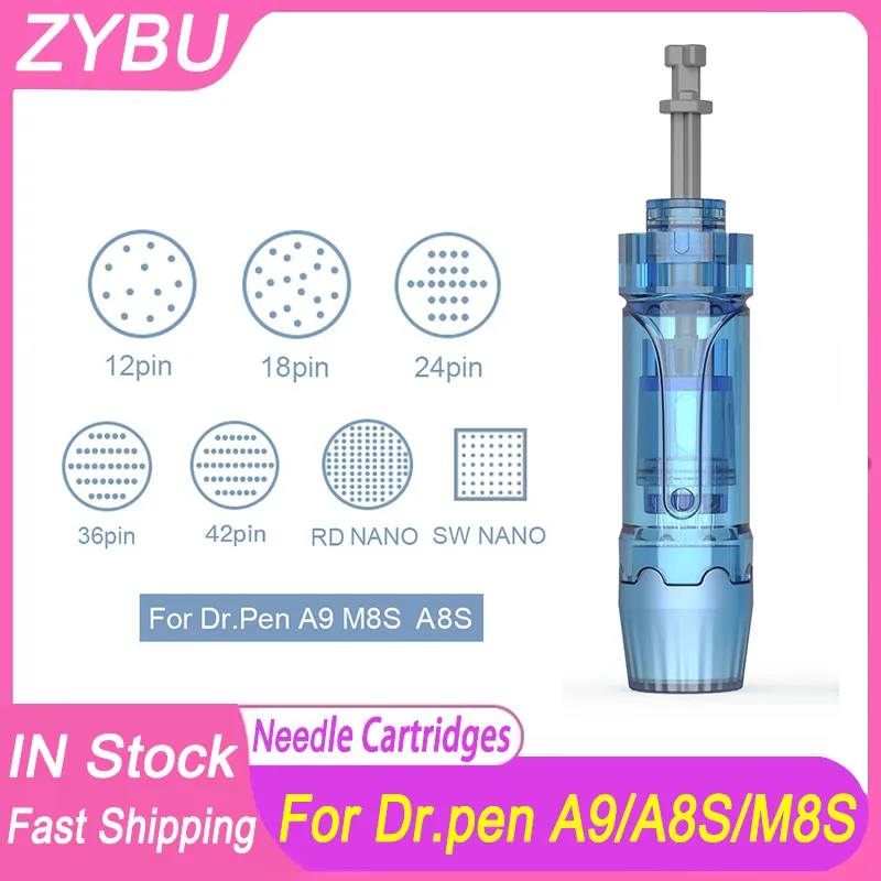 50 Pcs Original Dr.Pen A8S A9 M8S Needle Cartridges Kit Replaceable Disposable Derma Pen Replace Tattoo Needles Microneedling Needles 12Pins 18 Pins 36 Pin