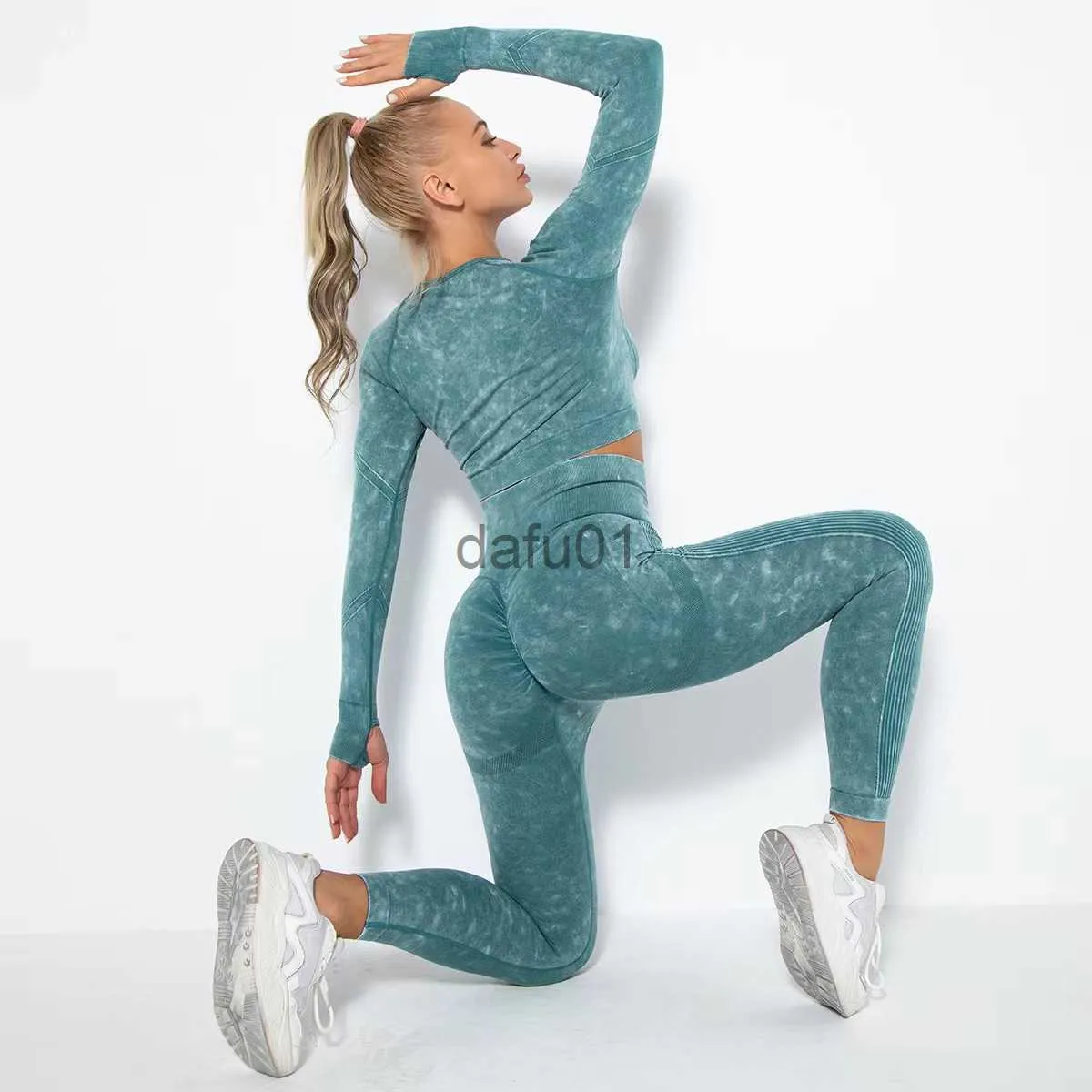 Pantalons actifs Tenues de yoga sans couture Vêtements de sport pour femmes Vêtements d'exercice pour dames Vêtements de fitness pour femmes Pantalons de yoga Costumes de gymnastique Vêtements d'entraînement Pantalon de course pour femme