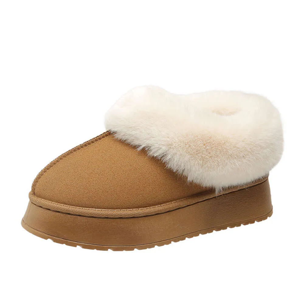 Australie Pantoufles Tasman Plate-forme Femmes Bottes de neige Designer Australian Boot Ugglies Intérieur En Cuir Véritable Bottines De Fourrure Chaude Tazz Slipper House Shoe Winter Paresseux Chaussures