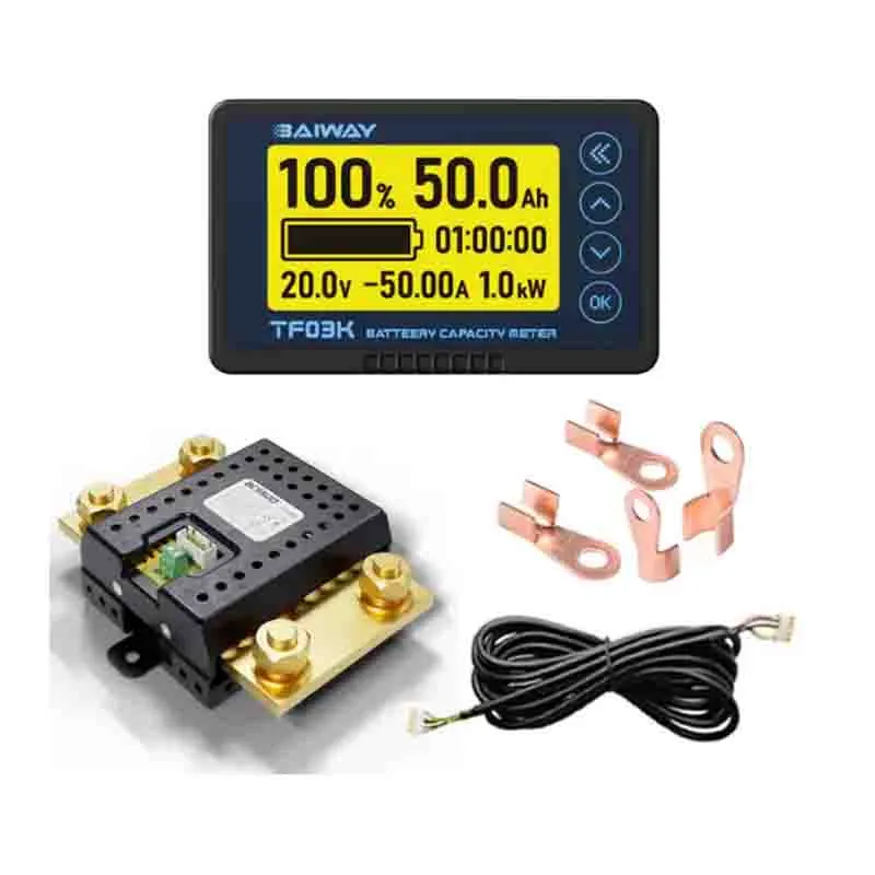 BCS500A RV/Photovoltaic/Energy Storage battery tester battery level capacity indicator battery moni Coulometer