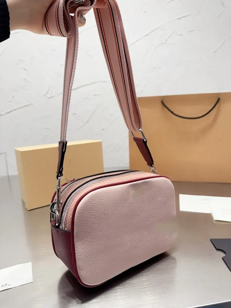 Luxury Designer Crossbody Camera Bag Leather Crossbody With Tassel