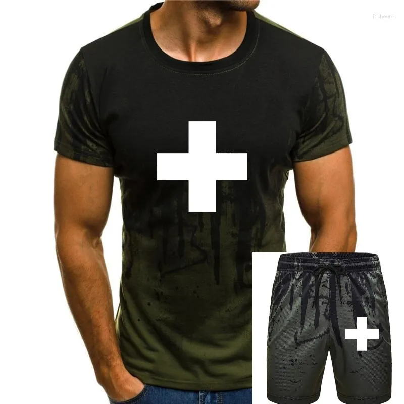 T-shirts pour hommes T-shirt en coton à manches courtes Suisse Suisse Suisse Drapeau Croix Blanche T-shirt rouge Taille S-3Xlcustomize