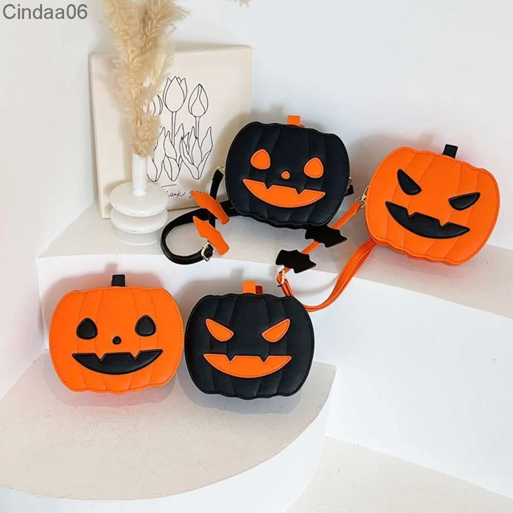 Bolso divertido de calabaza para mujer, Cartera de diseñador, moda de hombro, bolsas creativas para axilas del pequeño diablo, Halloween, 2023