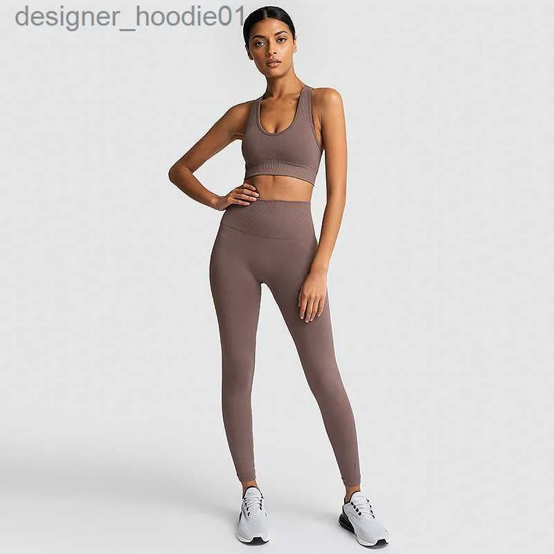 Seamless Yoga Seamless Gym Leggings And Sports Bra Set For Women Perfect  For Gym, Fitness, And Workouts SL L230 From Tracksuit011, $13.82