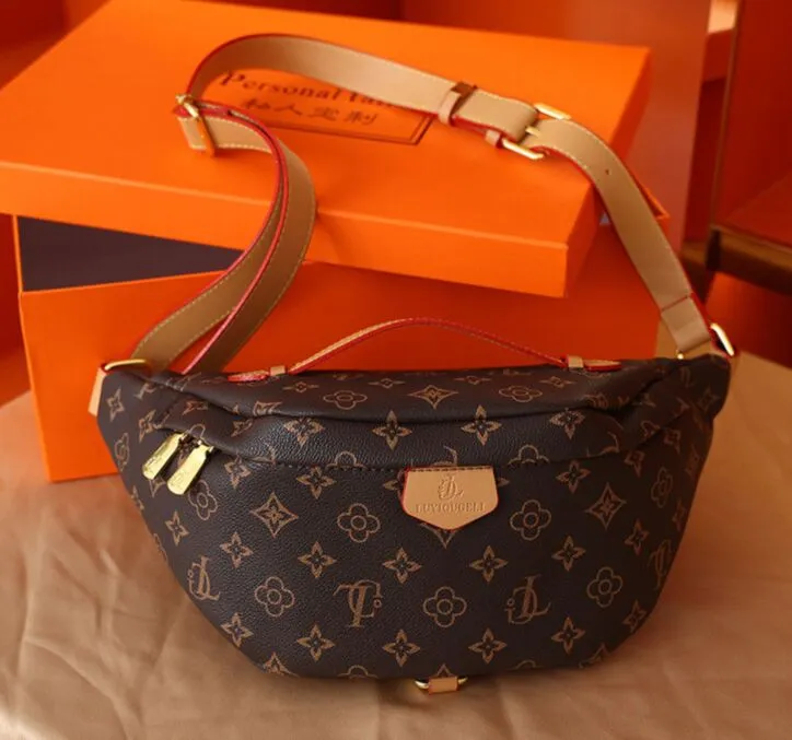 Crossbody Bag Louis Vuitton Red Fanny Pack Luxury Leather Fanny Pack  Designer Waist Bag, Crossbody Bumbag, Old Flower Style, Brown Bum Bag,  Fashion