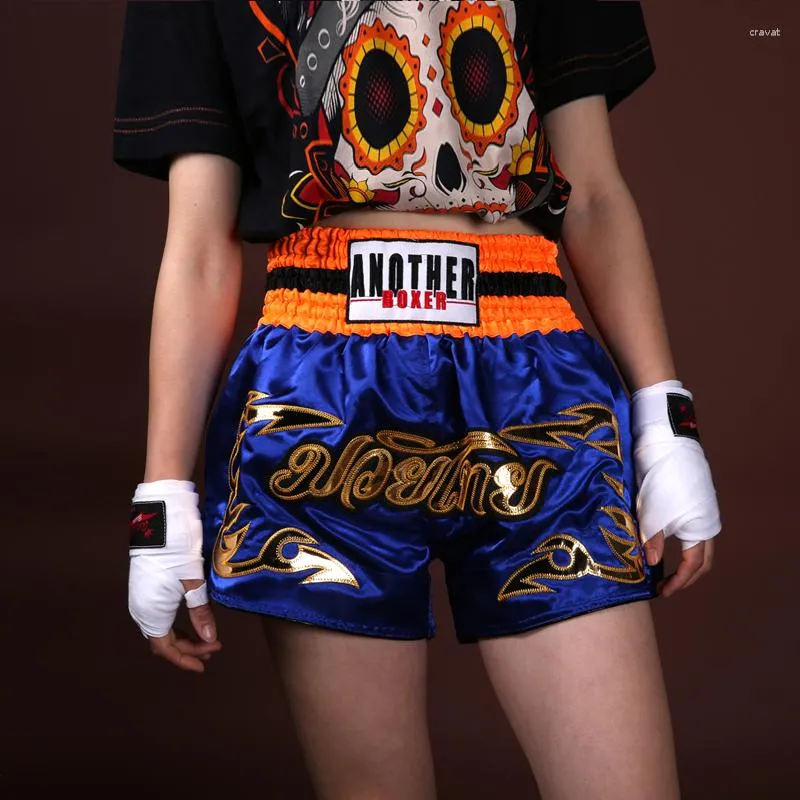 Heren Shorts Tiger Muay Thai Boxeo Training Professionelle Kampf Kickboksen Fitness Sportlich Hosen Kinder Erwachsene