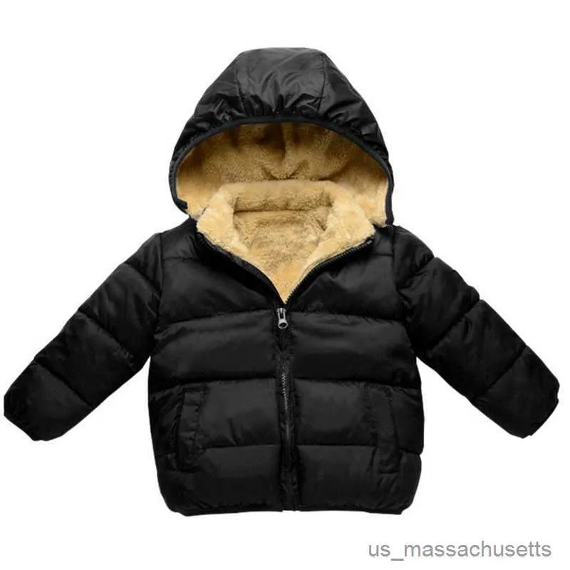 Jacken Baby Kinder Jungen Jacken Winter Dicke Mäntel Warme Kaschmir Oberbekleidung Für Mädchen Kapuzenjacke Kinder Kleidung Kleinkind Mantel 1-6Y R230912