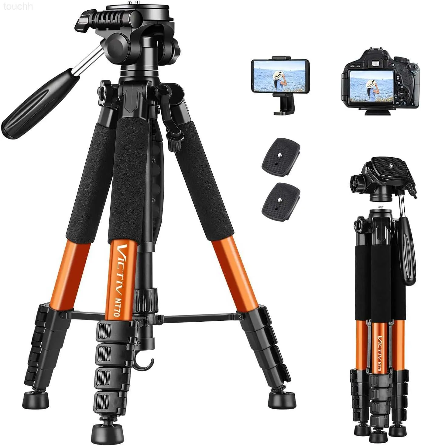 74 inch camera is suitable for mobile phones, lighting professional heavy duty camera can port L230912