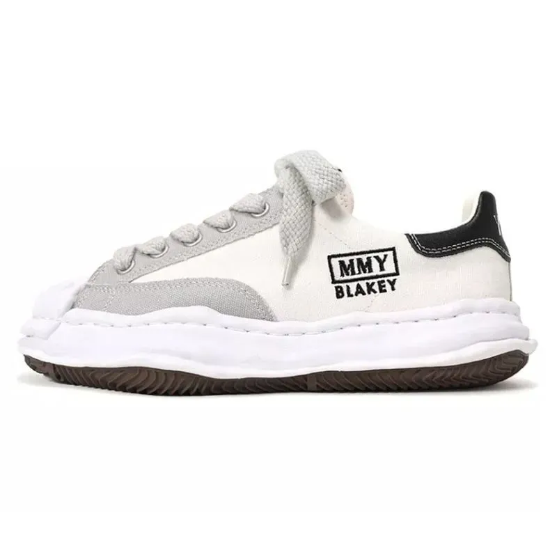 2024 Top Maison Mihara Yasuhiro Original Sohle Low geschnittene Leinwandschuhe für Männer Miharayasuhiro Toe Cap Sneaker MMY Sports Schuh Damen Sport OG Auflösungsschuhe 284