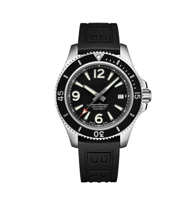 U1 TOP AAA Super Ocean Mechanical Watch Mężczyzna Moda niebieski wybieranie Blackbird Automatyczny szwajcarski zegarek Rotatable Rame Supercean Avenger Rube Gents Sport zegarki BL