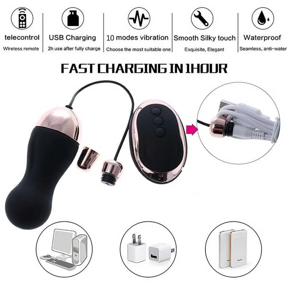 Eggs Female Nxy Wireless Remote Vibrator Sex Toys for Woman Kegel Balls Vaginal Ben Wa Simulator Chinese 1124_voghion.com