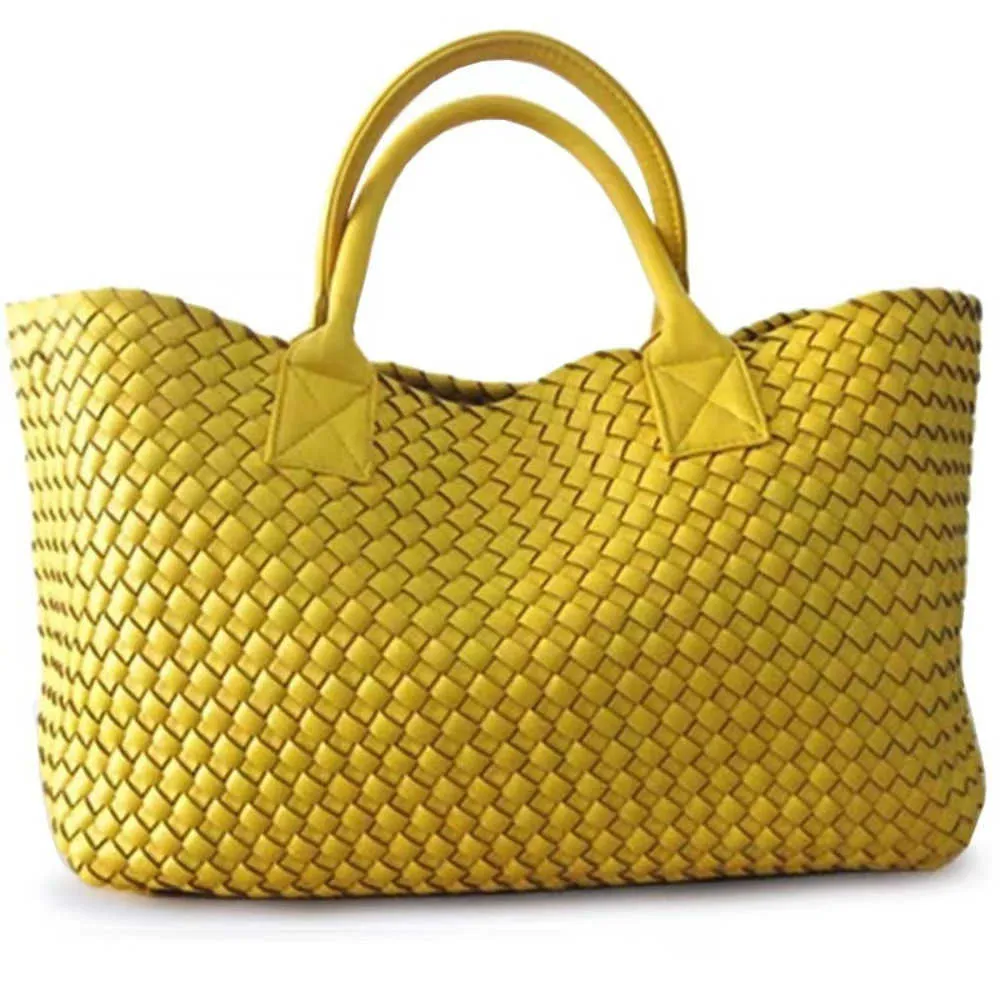 2023 New Woven Tote Big Bag Fashion High end Handbag Celebrity Same Style Fashion Handbag Shoulder Bag 230912