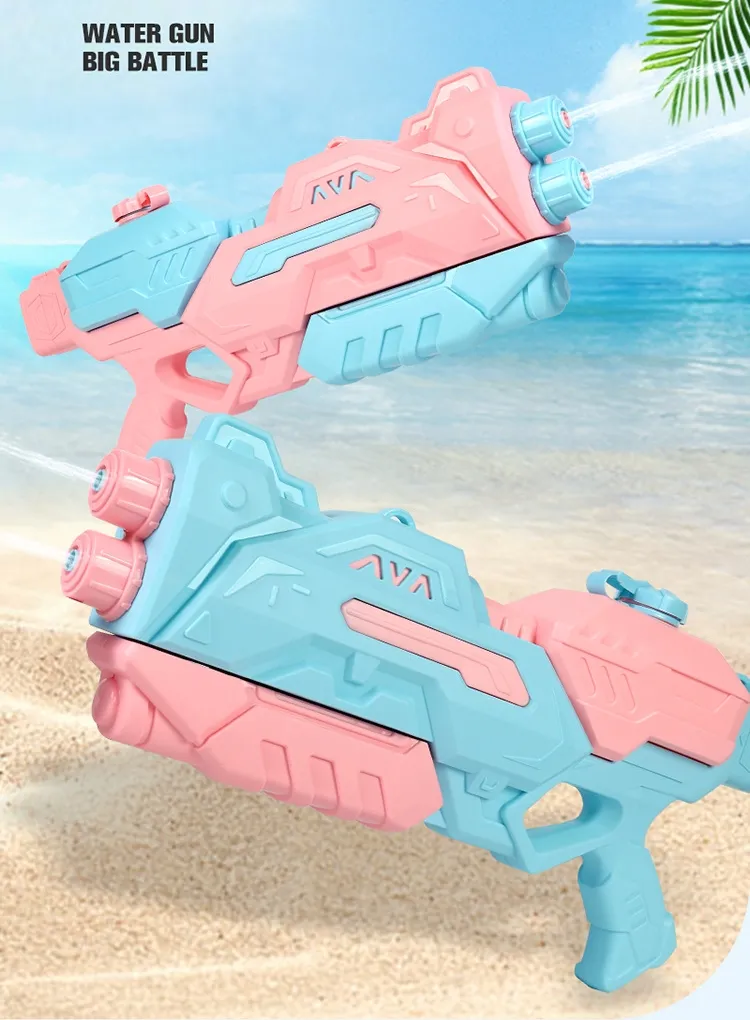 Electric Water Tank Rifle With Double Nozzle, Pull Out Type, Large