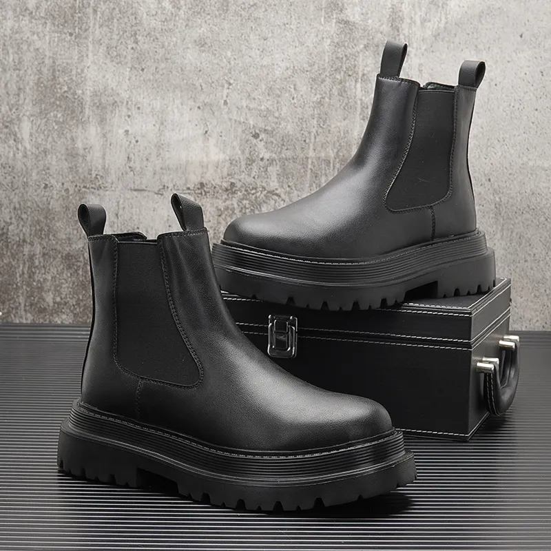 Mens top platform boots