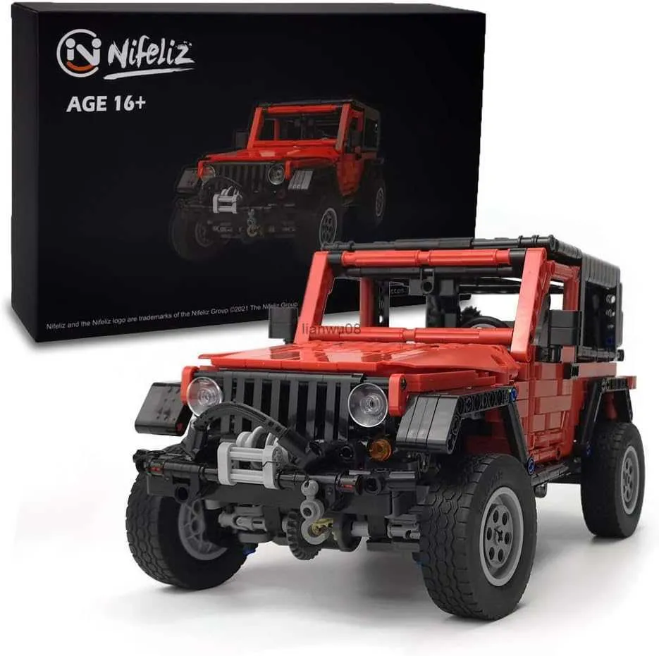 Modelowe zestawy budowlane Nifeliz Mini Off Road Series Pojazdów MOC Blokowania konstrukcyjne i inżynierskie zabawki dla dorosłych Zestaw samochodowy L230912